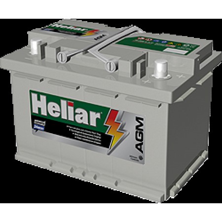 Bateria Heliar Automotiva AGM AG80KD F21 start stop