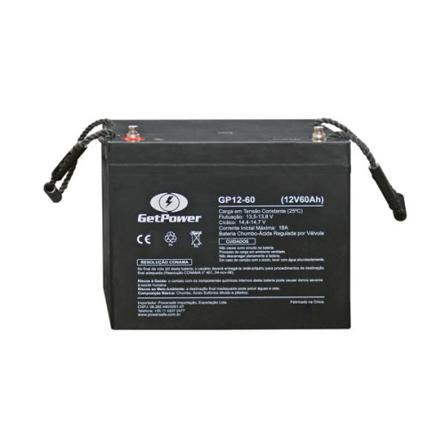 Bateria Estacionária VRLA ( AGM ) GetPower 12V – 60Ah – GP12-60