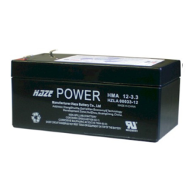 Bateria Estacionária (AGM) VRLA 12V - 3.3 Ah