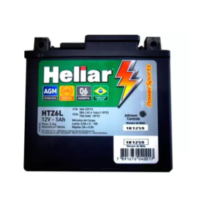 Bateria Heliar de Moto HTZ6L HTZ- CL