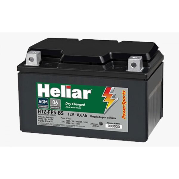 Bateria Heliar de Moto HTZ-FPS10S - YTZ10S