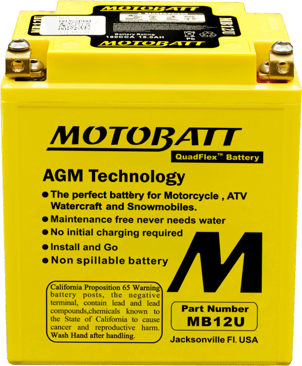 Bateria Motobatt Mb12u Yamaha Tenere 600 - Imagem 2