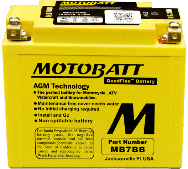 Motobatt Quadflex Mb7bb 9 Ah (yb7b-b) Adicionar aos favoritos - Imagem 2