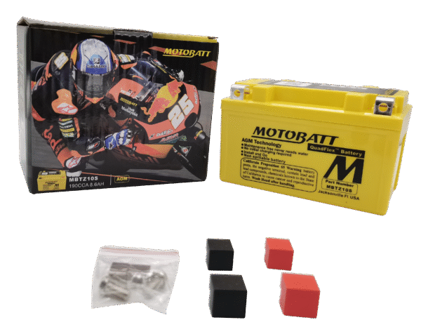 Bateria Motobatt 8,6ah Mbtz10s Ytz10s Yamaha Mt-07 Mt-09 R1 - Imagem 3