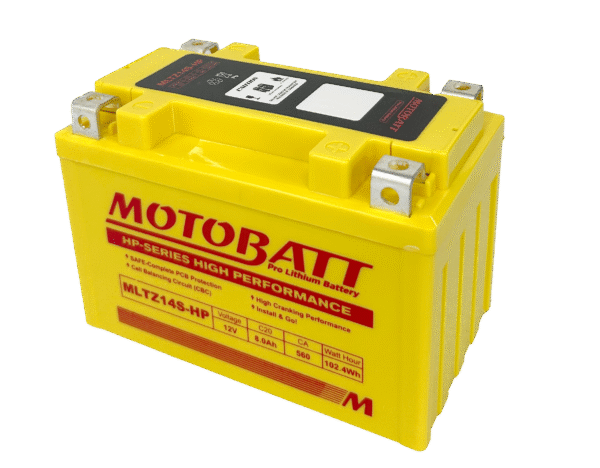 BATERIA MOTOBATT LITHIUM SPORTSTER MLTZ14S-HP (MBTX12U/ YTX14L-BS - Imagem 4