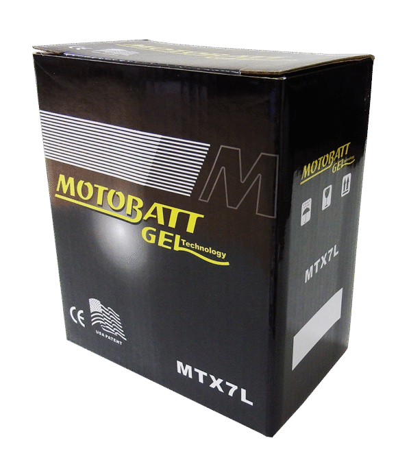 Bateria Motobatt Gel Mtx7l 12v Nx4 Falcon 400 Lead 110 - Imagem 4