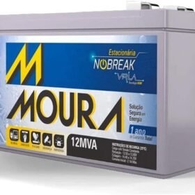 Bateria Estacionária Moura VRLA ( AGM ) 12V – 9Ah – 12MVA-9