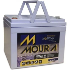 Bateria Estacionária Moura VRLA ( AGM ) 12V – 33Ah – 12MVA-33