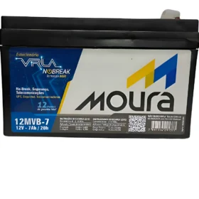 Bateria Estacionária Moura VRLA ( AGM ) 12V – 7Ah – 12MVA-7
