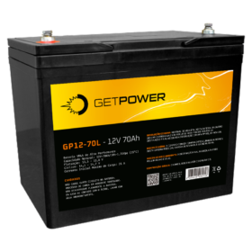 Bateria Estacionária VRLA ( AGM ) GetPower 12V – 70Ah – GP12-70L