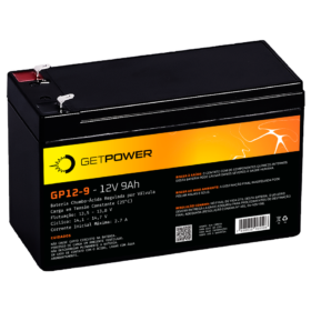 Bateria Estacionária VRLA ( AGM ) GetPower 12V – 9Ah – GP12-9