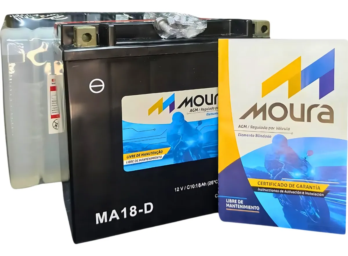 Moto Moura Ma18-d 18ah Harley Jetski Ytx20l-bs Yuasa