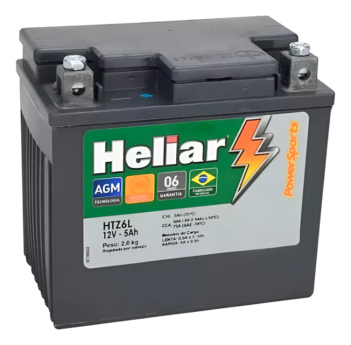 Bateria Htz6L Original Honda Cg Titan Fan 125 150 160 Start