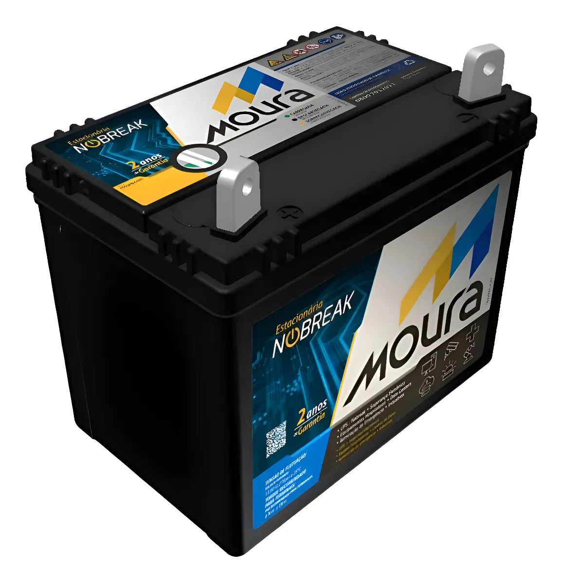 Nobreak Bateria Estacionária Moura 12v 30ah 12mn300-df300